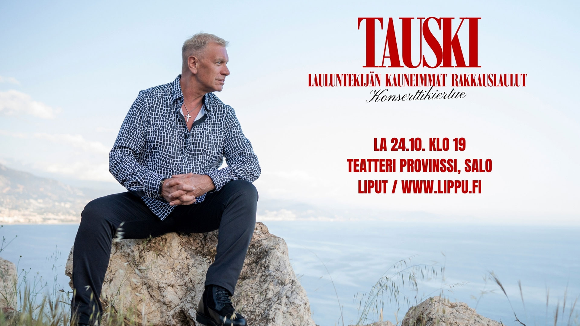 Tauski - Lauluntekijän kauneimmat rakkauslaulut la 24.10.2026 klo 19.00
