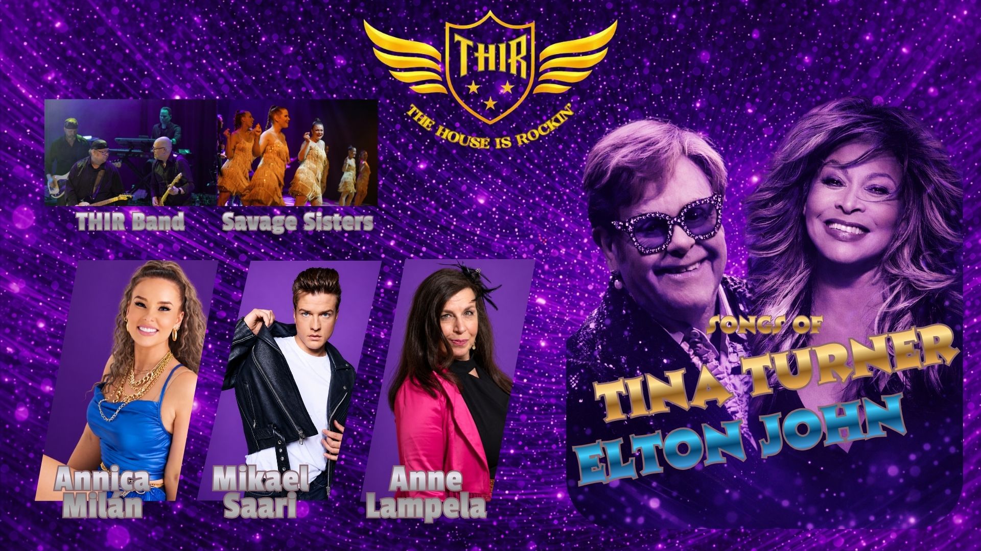 The House Is Rockin' - Songs of Tina Turner and Elton John pe 19.3.2027 klo 19.00